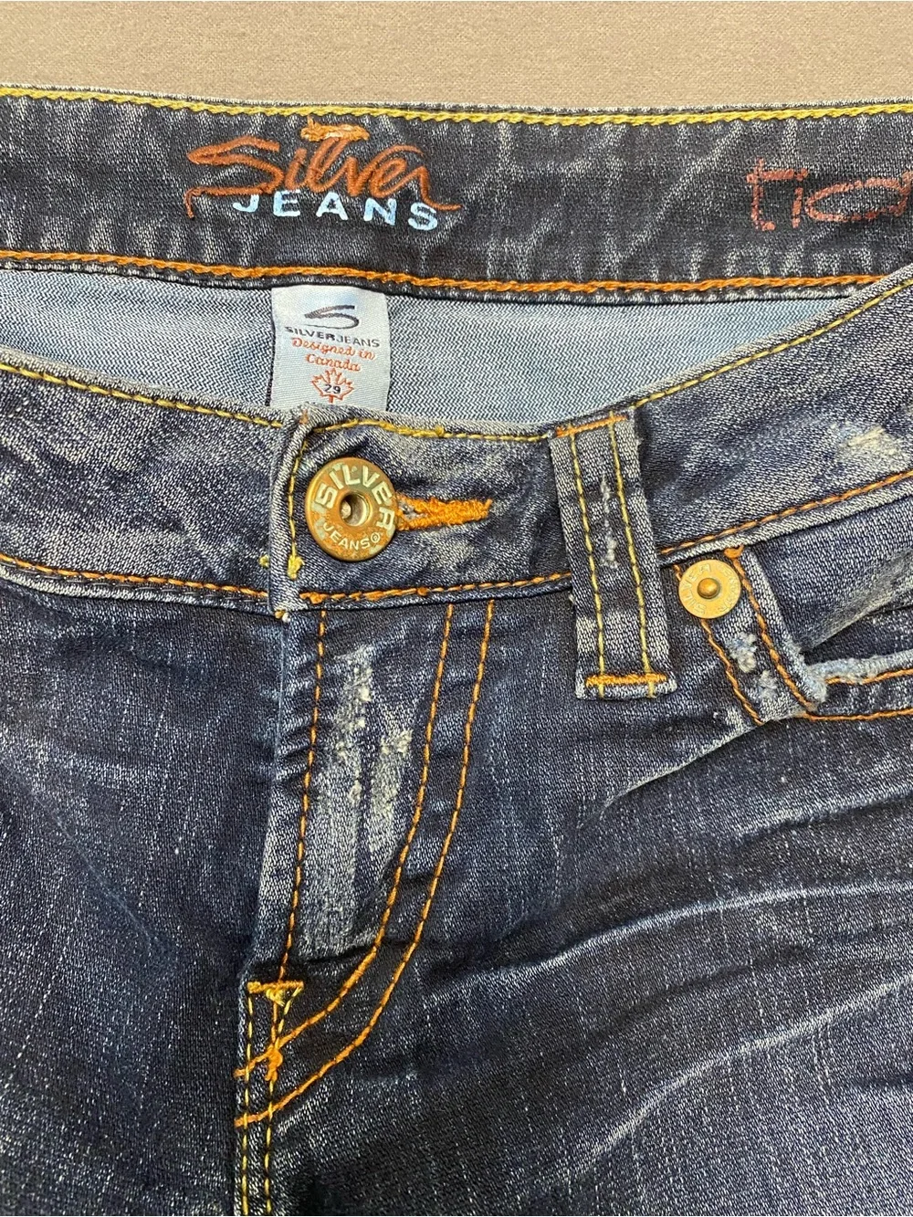 Silver Jeans Women’s Tia Medium Blue Bootcut Jeans Size 29/35